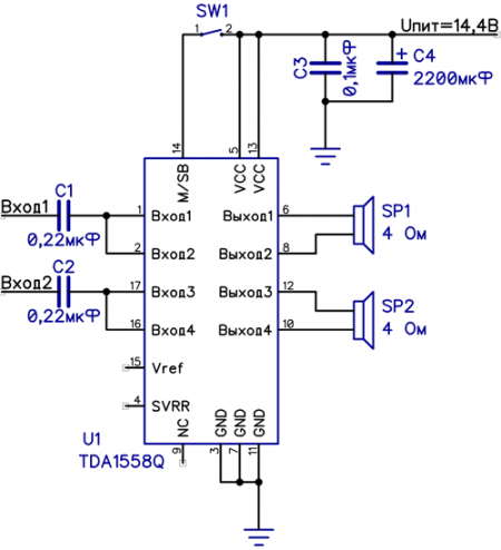   TDA1558Q - 2 