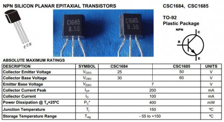CSC1685_tranzistor