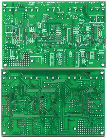 Flanger-Clone-rev5-PCB