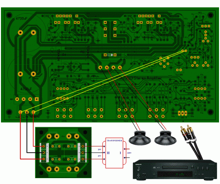 TDA9294_Stereo_connection