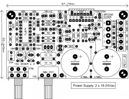    TDA7294_amp for sub