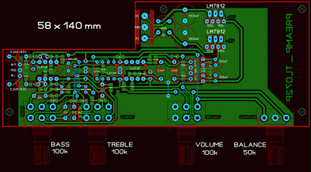 Preamp TL072P LAY6