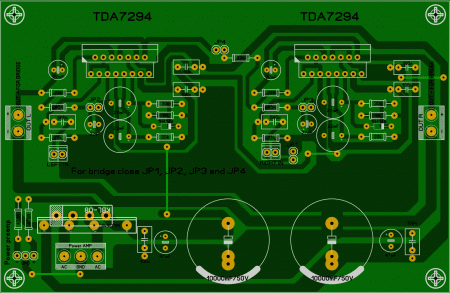 AMP TDA7294_Stereo_Bridge_LAY6_foto