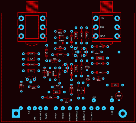 Big Muff Black Russion_LAY6_расположение элементов
