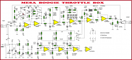 Mesa Boogie Throttle Box_принципиальная схема