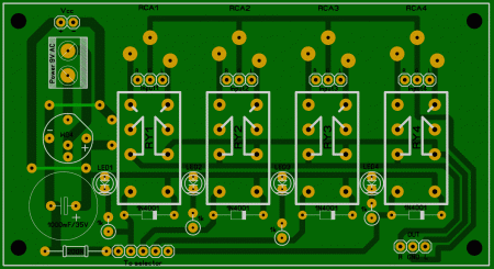 Selector Audio In Rele12V LAY6 Foto