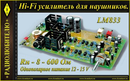 Hi-Fi Headphone Amp _ LM833