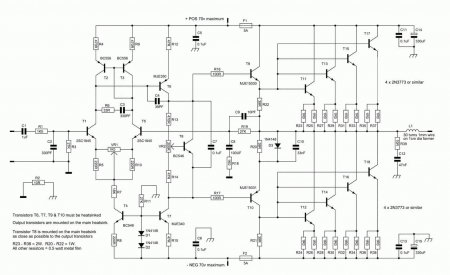 Nbip300 Amplifier schematic