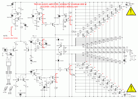 TROYAN AMPLIFIER SCHEMATIC