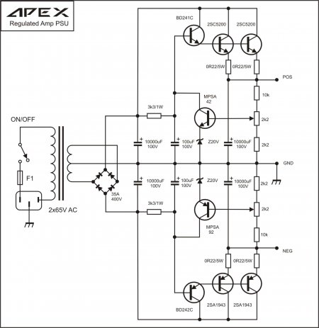 APEX  Regulated PSU-10 (Выходная версия для рельсов 55v - 90v)