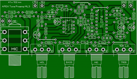 Apex Tone Preamp ML3 LAY6 FOTO