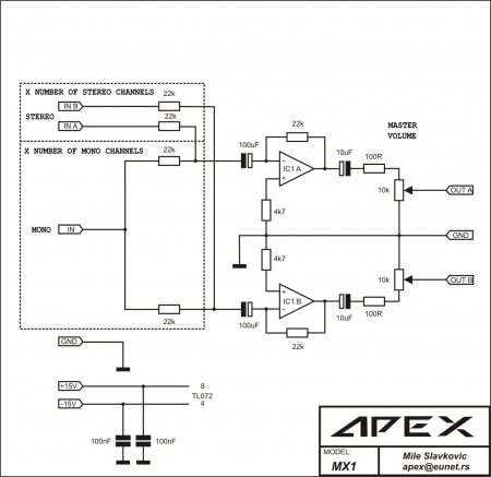 Apex Mix schematic