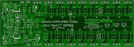 LEACH 700 WATT POWER AMPLIFIER LAY6 FOTO