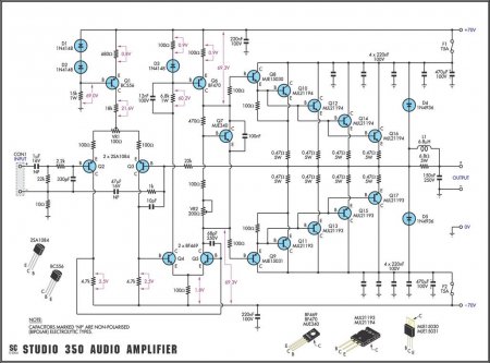 STUDIO 350 AUDIO Amplifier  