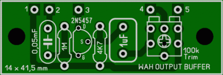 Wah Output Buffer LAY6 FOTO