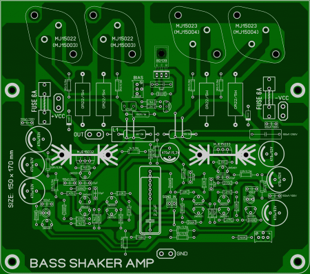 Bass Shaker Amplifier LAY6 FOTO