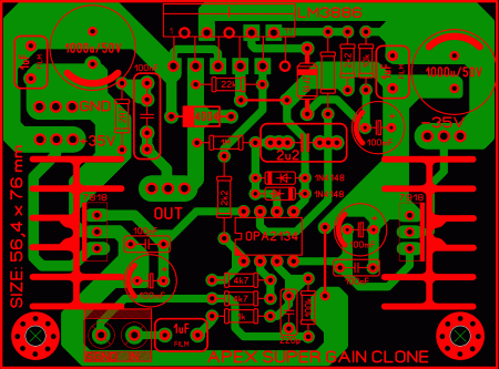 APEX SUPERGAIN CLONE AMP LAY6