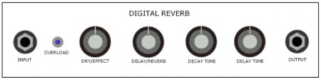 Panel digital Reverb