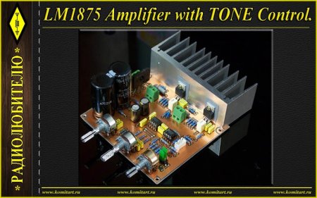 LM1875 Amplifier with Tone Control and PSU