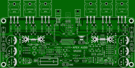 APEX SR200 AMPLIFIER v3.1  LAY6 FOTO green