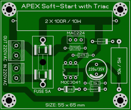 APEX Soft-Start with Triac LAY6 FOTO