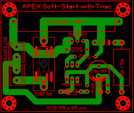 APEX Soft-Start with Triac LAY6
