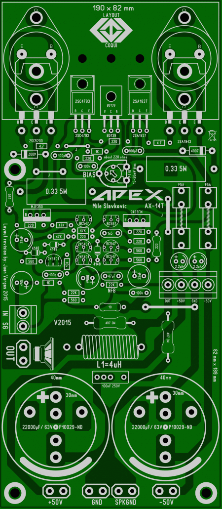 APEX AX14TC amplifier LAY6  foto