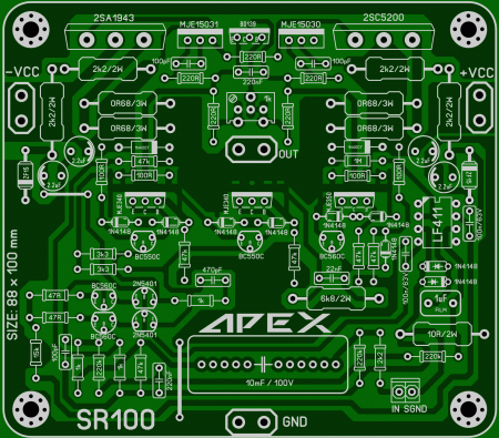 Amplifier APEX SR100 LAY6 FOTO