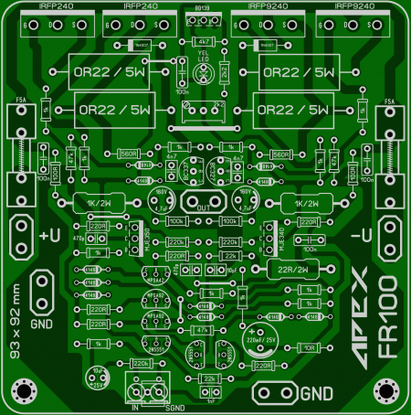 APEX FR100 amplifier LAY6 FOTO