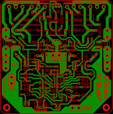 APEX FR100 amplifier LAY6