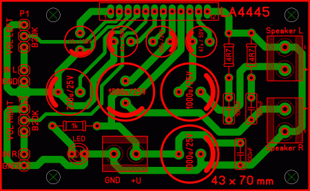 LA4445 Amplifier LAY6