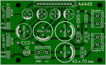 LA4445 Amplifier LAY6 FOTO