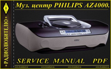 Service Manual Philips AZ4000 with schematic