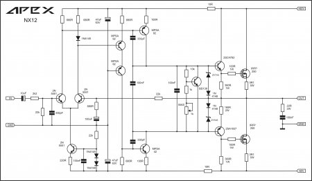 APEX NX12-fmplifier schematic