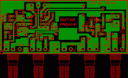 GUITAR PREAMP NE5532 LAY6