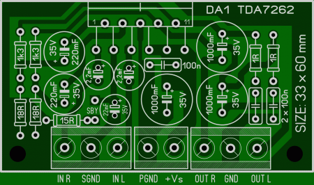 AMP TDA7262 LAY6 FOTO