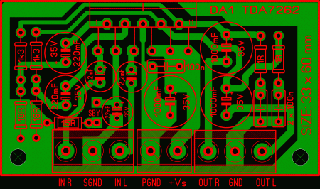 AMP TDA7262 LAY6