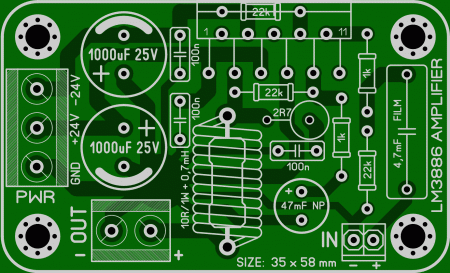 LM3886 Amplifier LAY6 FOTO