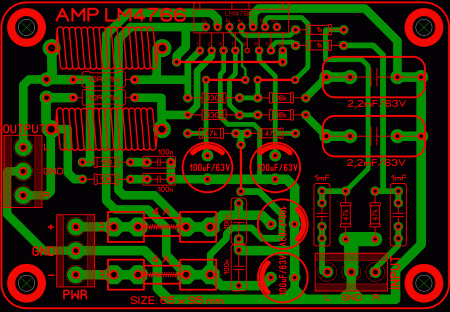 LM4766 AMPLIFIER LAY6