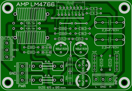 LM4766 AMPLIFIER LAY6 FOTO