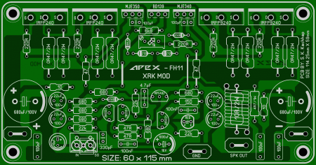 Amplifier APEX FH11 XRK MOD LAY6 FOTO