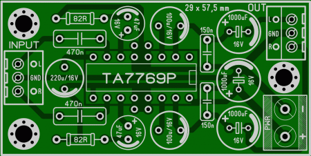 AMPLIFIER TA7769P LAY6 FOTO