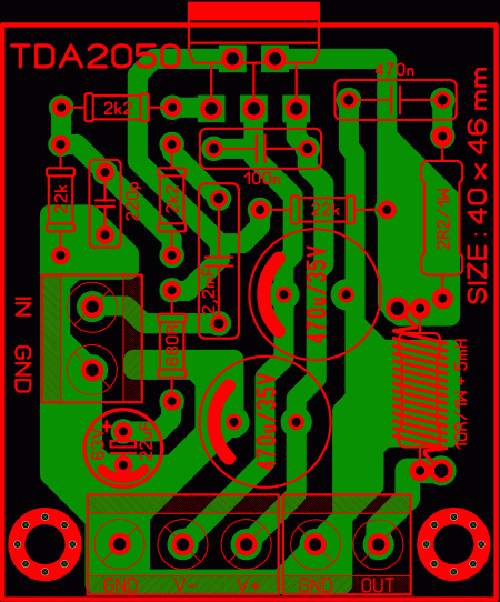 AMP TDA2050 LAY6