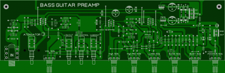 BASS GUITAR PREAMPLIFIER LAY6 FOTO