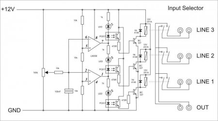 Apex 3ch input selector schematic