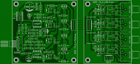 APEX 4ch Audio Input Selector LAY6 FOTO