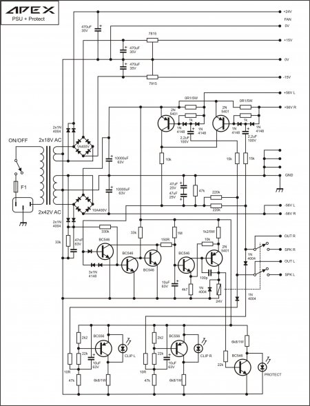 APEX  PSU+DC Protect Schematic