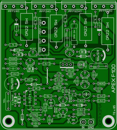 APEX F100 Amplifier LAY6 FOTO