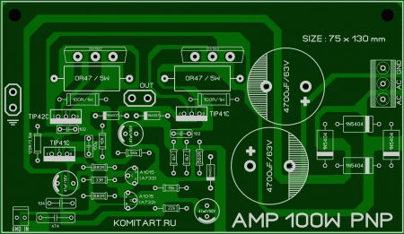 Amplifier 100W PNP LAY6 FOTO