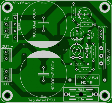 Regulated PSU for APEX AX6 LAY6 FOTO